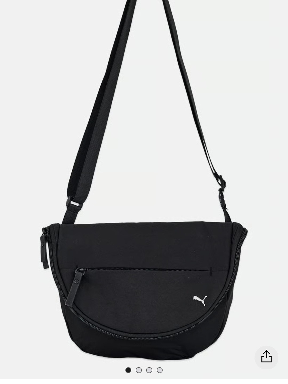 Puma Black Crescent Crossbody Bag